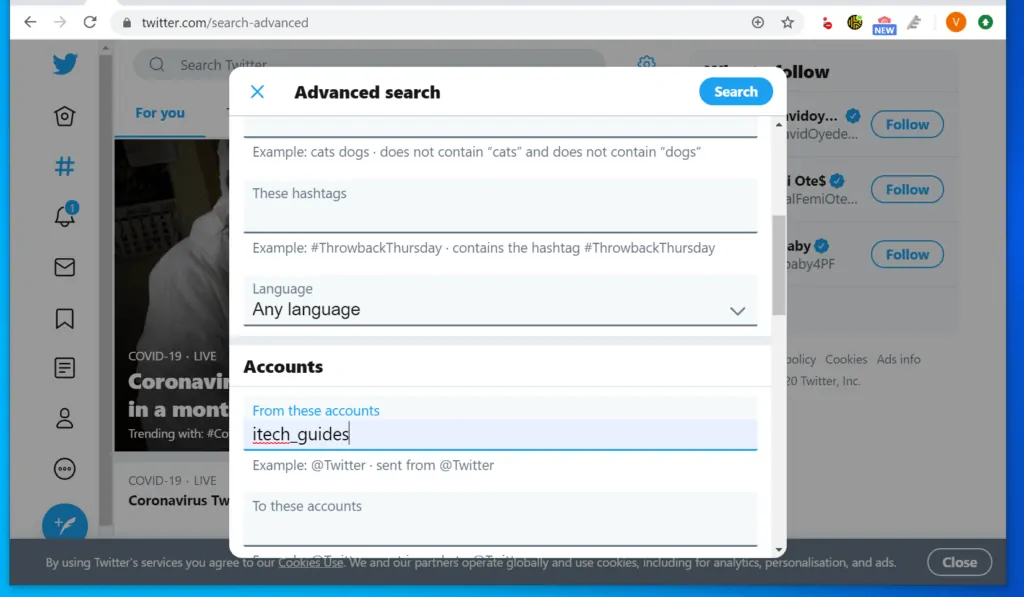 How to find Old Tweets with Twitter Advanced Search