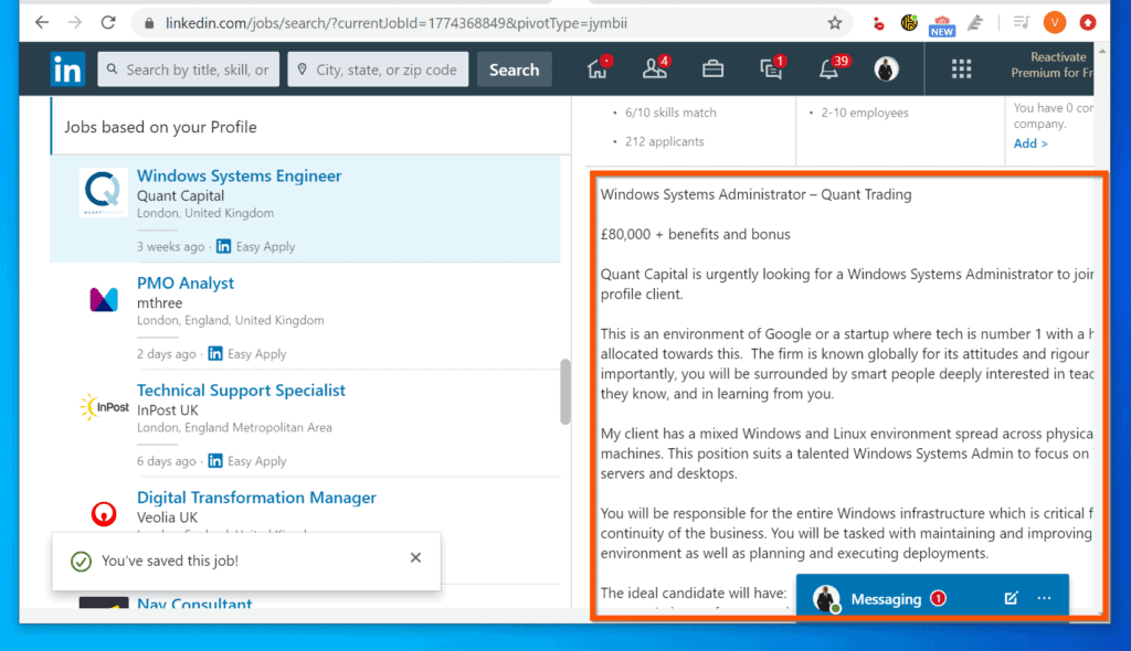 linkedin apply job linkedin apply job
