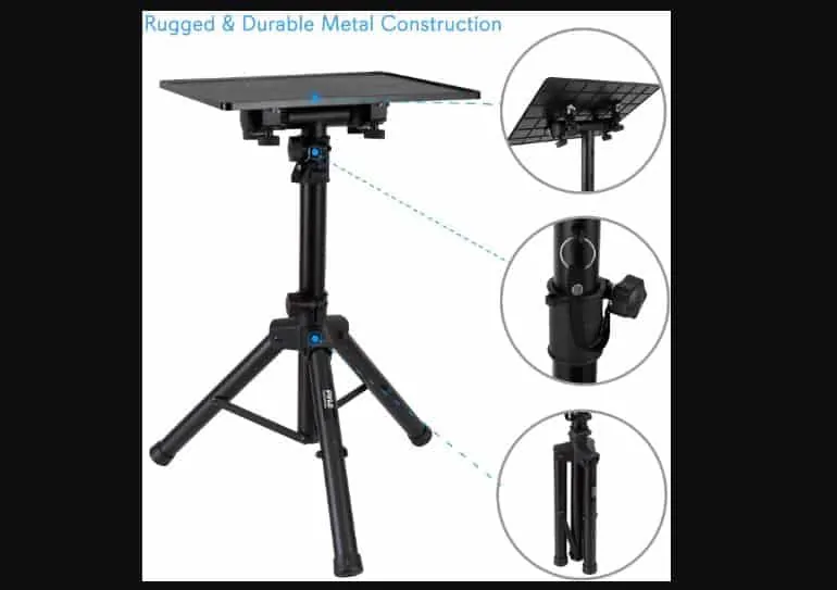 Best Adjustable Laptop Stand: Pyle Universal Projector Tripod Stand