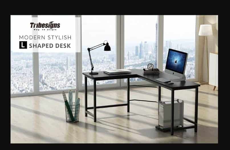 Best Computer Desk on Amazon: Tribesigns Modern L-Shaped Desk