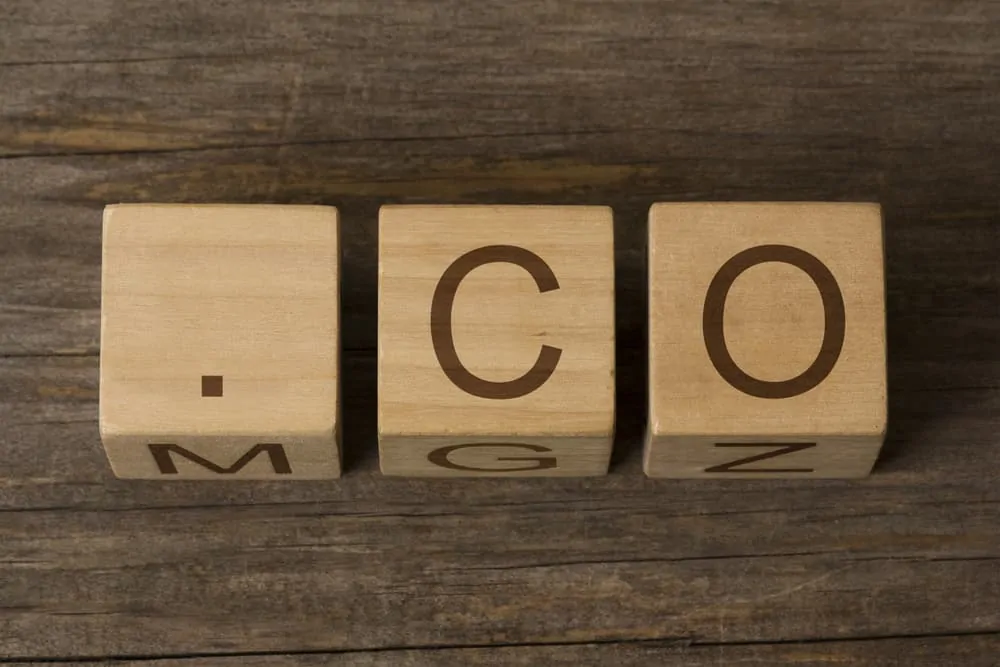 What is co co top level domain name explained