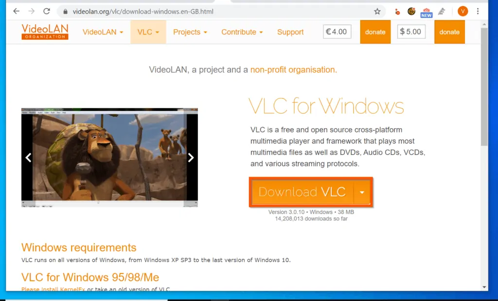 How to Rotate a Video in Windows 10 - Install VLC Media Player