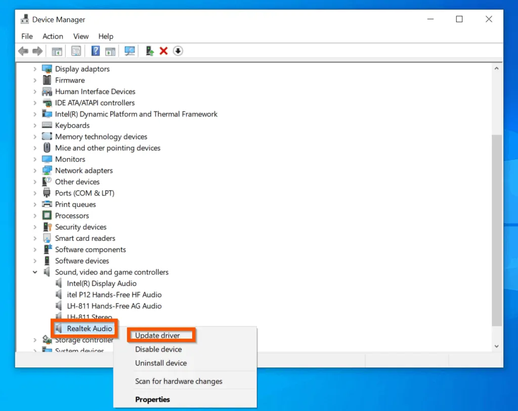 How to Reinstall Audio Drivers on Windows 10