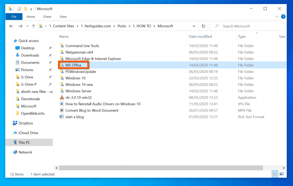 where is the compressed zip folder windows 10