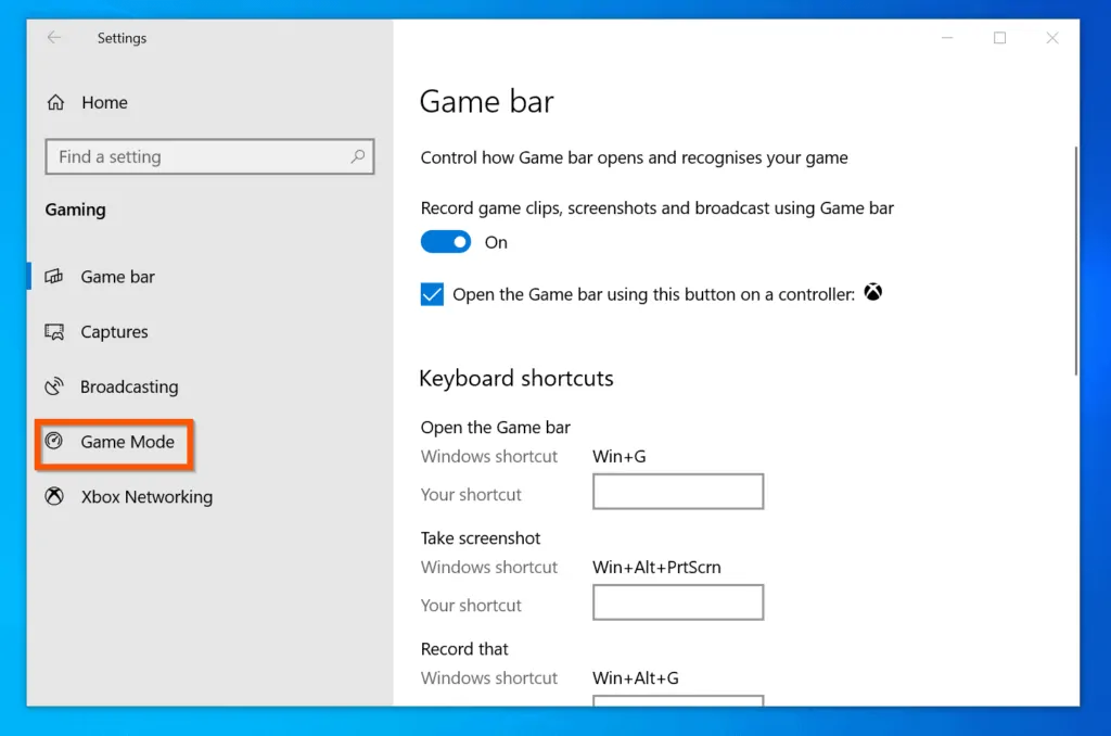 How to Turn on Game Mode on Windows 10