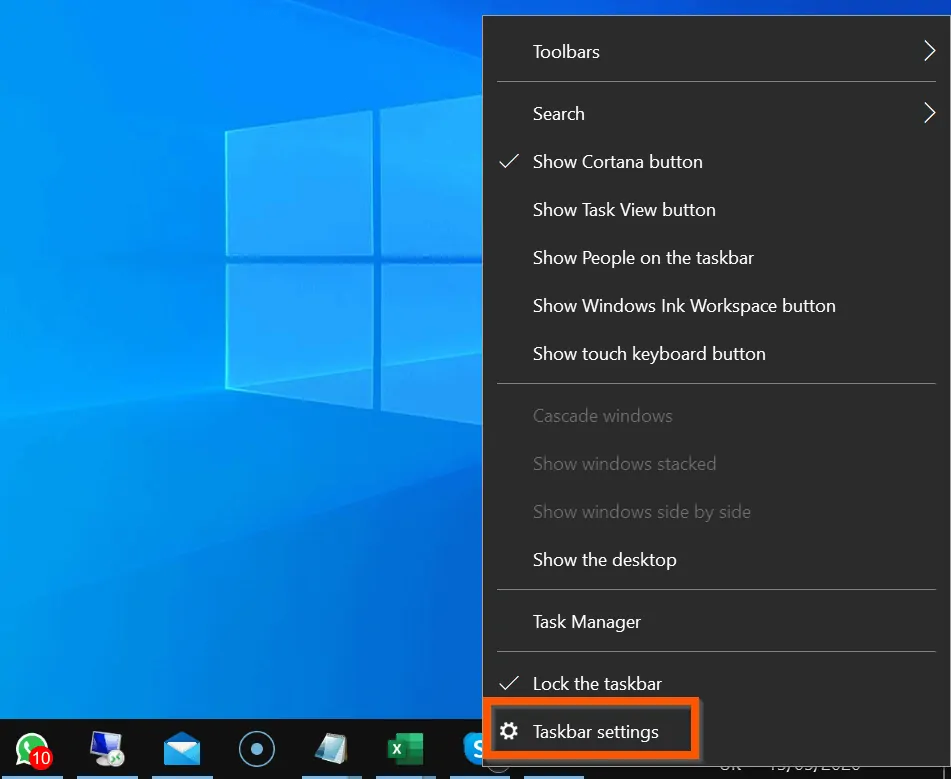 How to Move Taskbar on Windows 10 - Itechguides