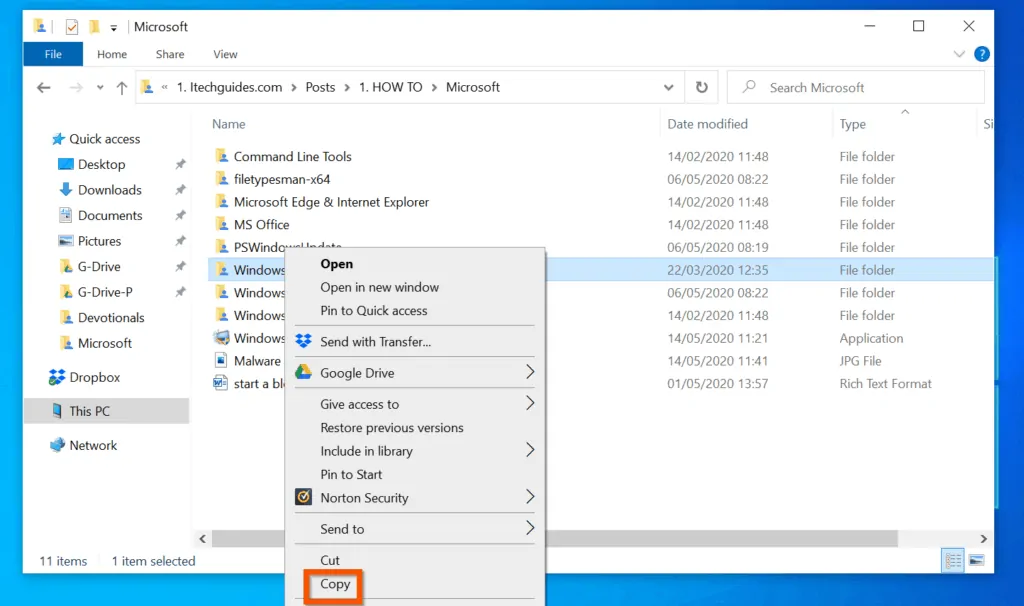 How to Create a Shortcut on Windows 10 - Copy and Paste Method 