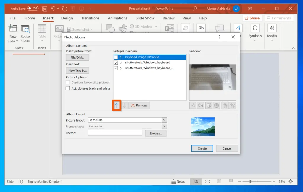 How to Make a Slideshow on Windows 10 with PowerPoint