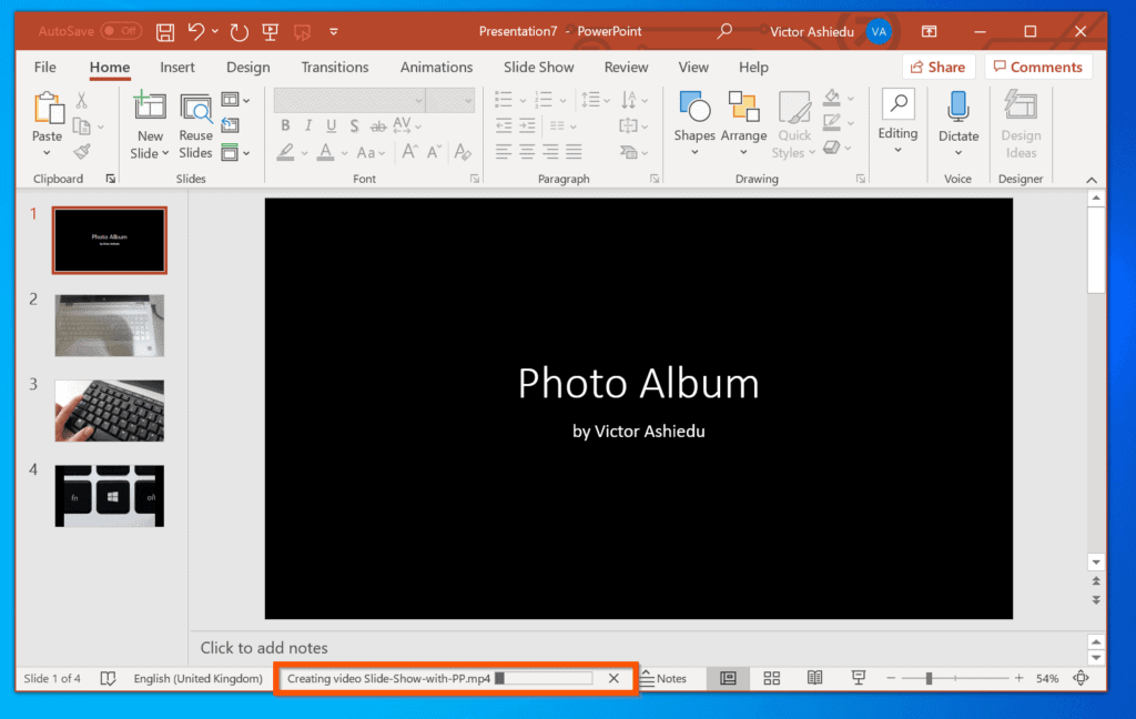 How to Make a Slideshow on Windows 10 with PowerPoint or Photos App