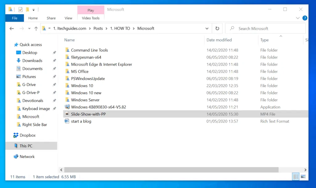 How to Make a Slideshow on Windows 10 Itechguides