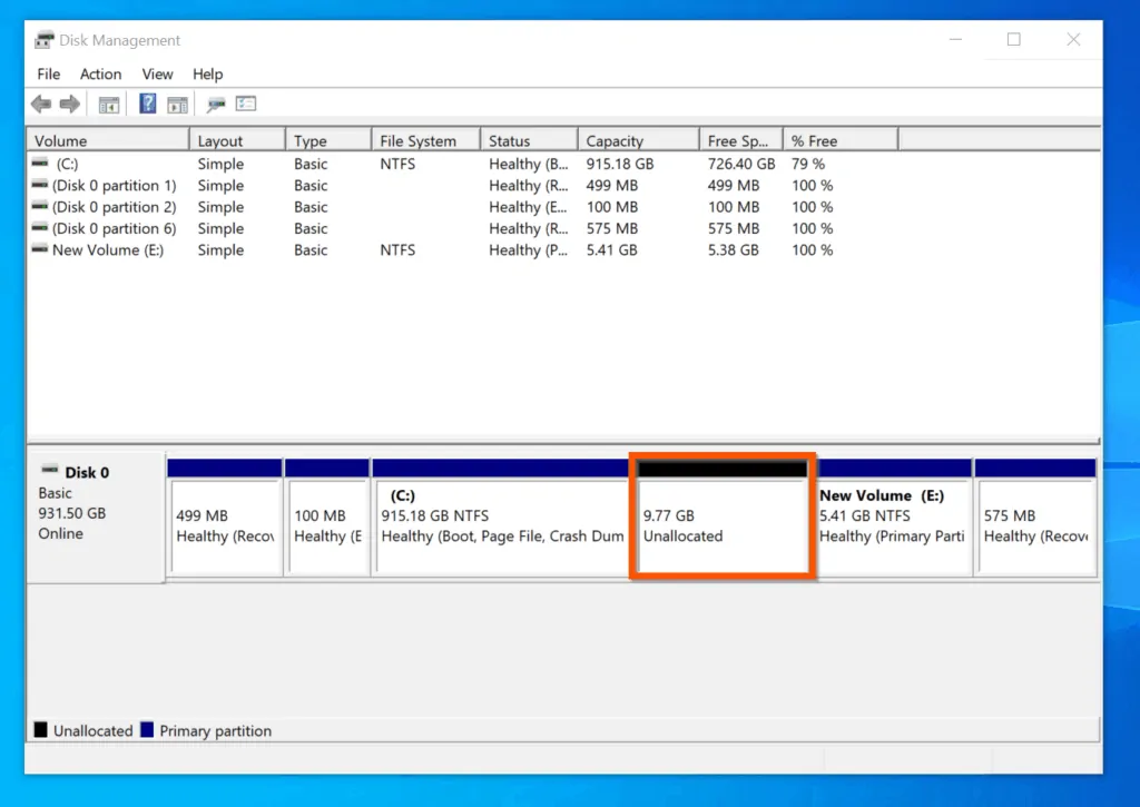 How to Use Windows 10 Disk Management to Shrink Volume