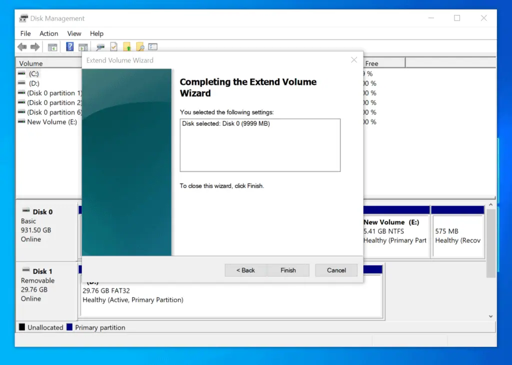 How to Resize Partition on Windows 10 with Disk Management