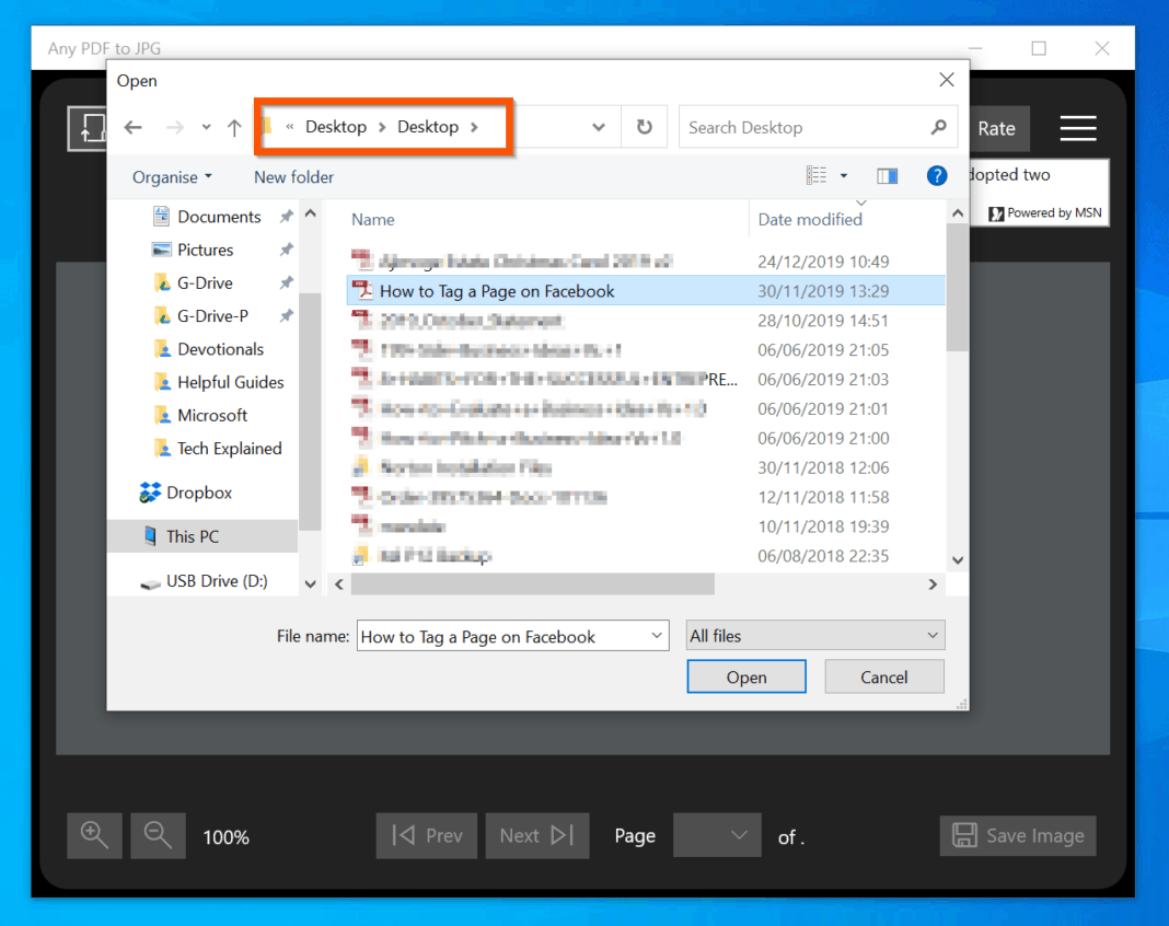 Convert PDF to JPG Windows 10 in 2 Easy Steps