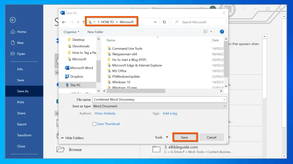 How to Combine Two Word Documents - Itechguides