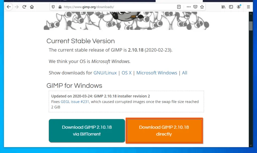 How Convert  to JPEG to JPG on Windows 10 - install GIMP 