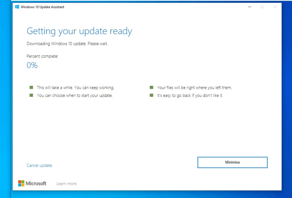 How to Install Windows 10 2004 Update Manually - downloading Windows 10 Update