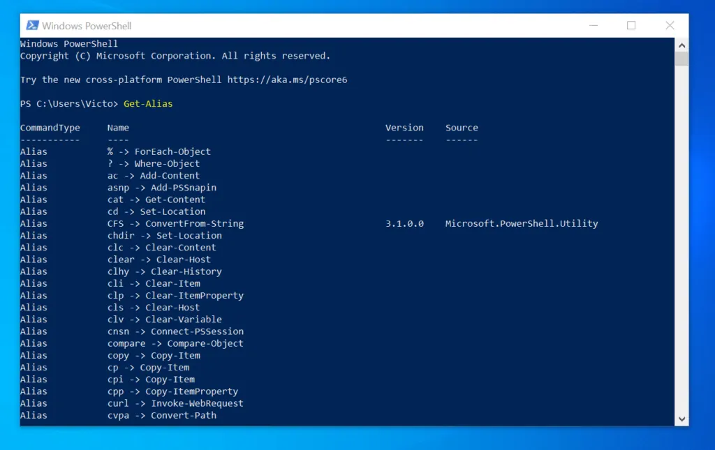 Features Of Windows PowerShell