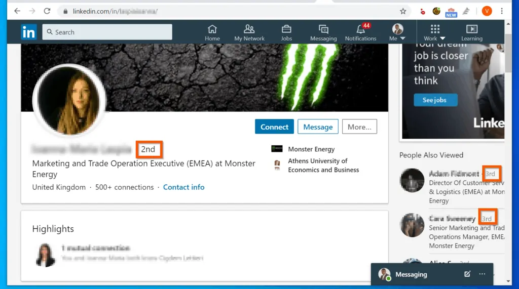 What Does 3rd Mean on LinkedIn?