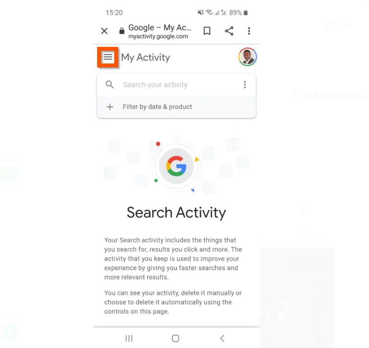How to Delete Google Search History from the Android App