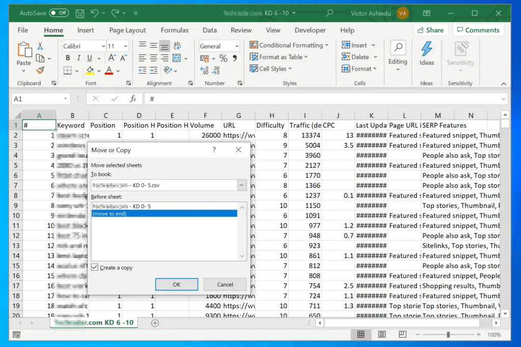 how to merge Excel files