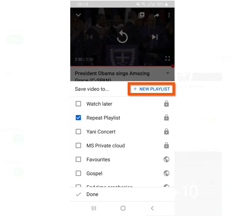How to Put a YouTube Video on Repeat on Phone