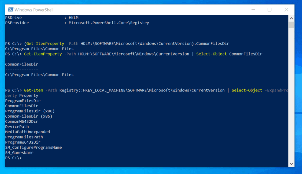 3 Métodos para Usar o PowerShell para Ler Valor de Registo