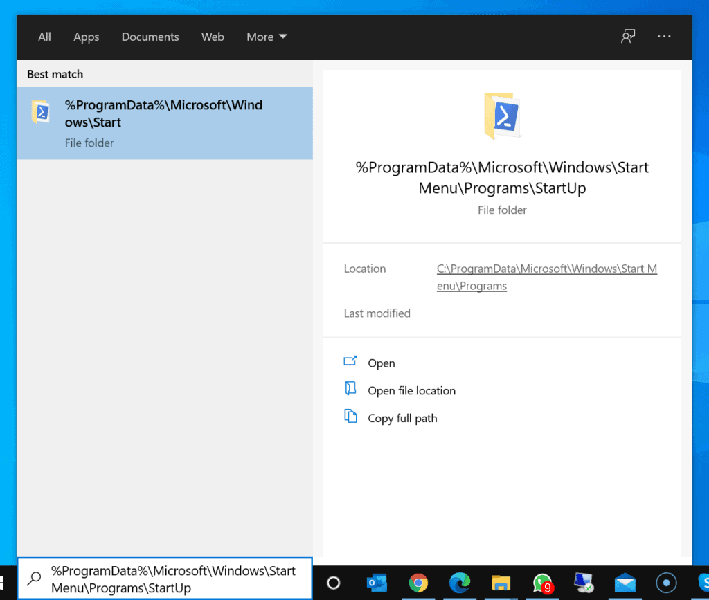 Why does powershell open on startup and how to stop it