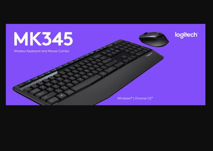 Best Wireless Keyboard And Mouse Combo: Logitech MK345 Wireless Combo