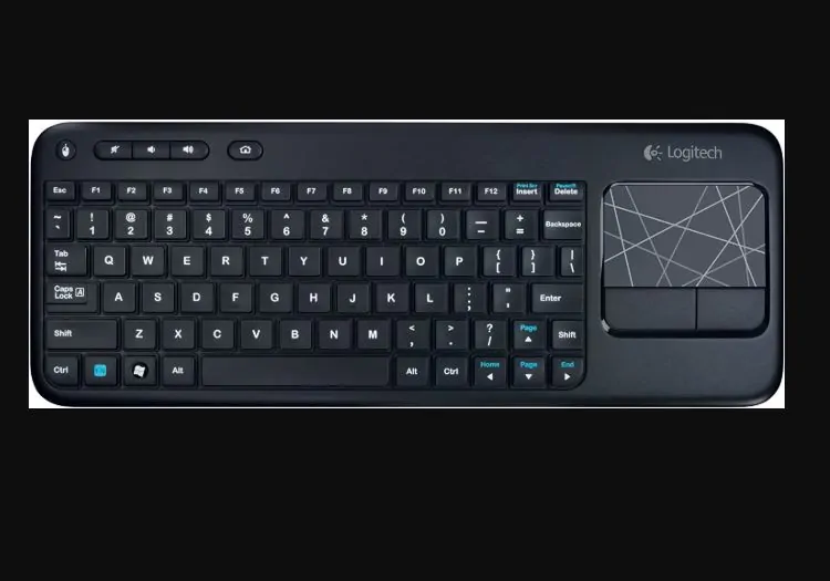 Best Logitech Keyboard: Logitech Wireless Touch Keyboard K400