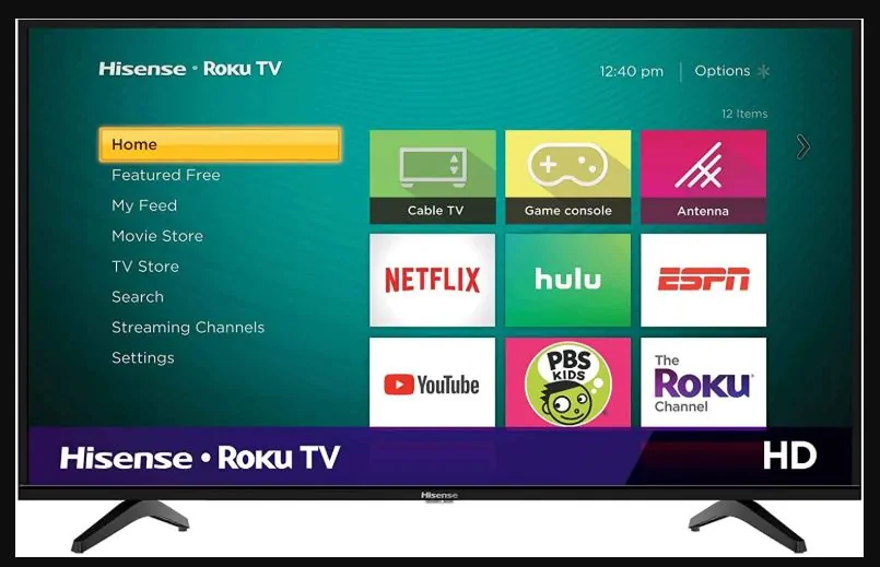 Best 32 Inch TV For Homes And offices: Hisense 32-Inch Class H4 Series LED Roku Smart TV