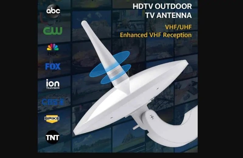 Best Omnidirectional TV Antenna: Outdoor TV Antenna - 1byone 720°Omni-Directional