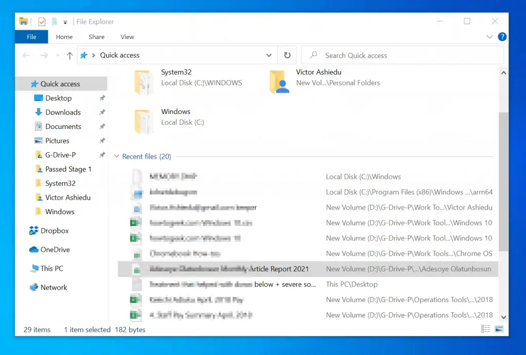 How to Clear Recent Files in Windows 10 File Explorer