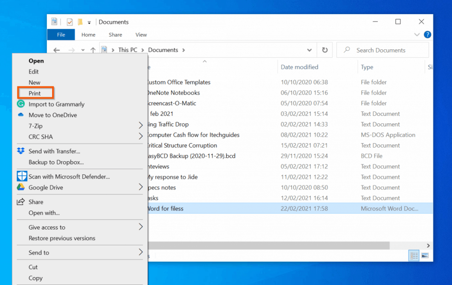 how to view file explorer history in windows 10