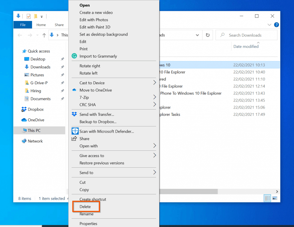 get help with file explorer in windows 10 - How to Delete Photos In File Explorer or Photos App