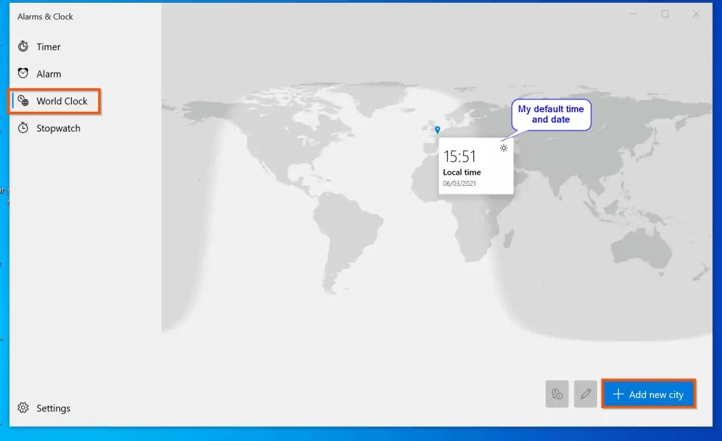 How To Add Additional World Clocks In Windows 10
