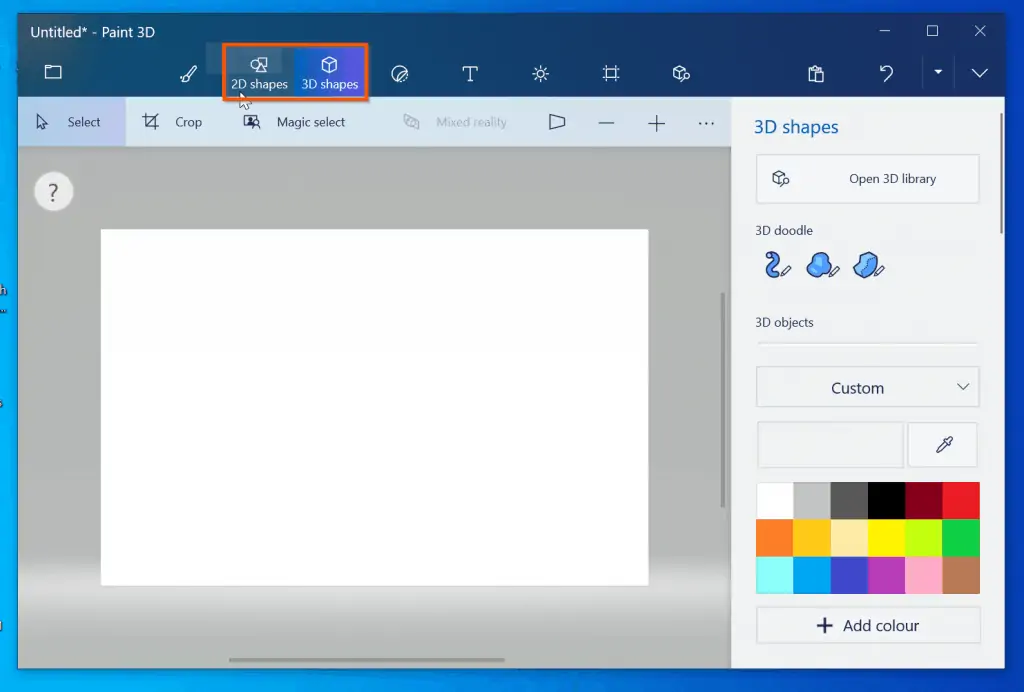 help with paint in windows 10 - How To Draw 2D And 3D Shapes In Windows Paint 3D