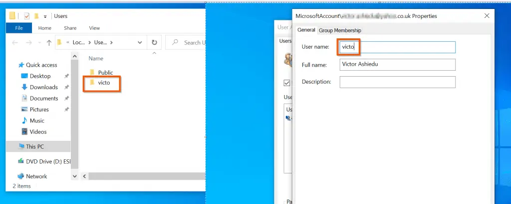 How To Change User Name and Rename User Folder In Windows 10