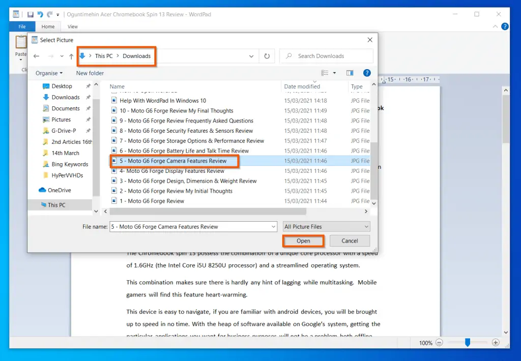 Help With WordPad In Windows 10: How To Insert Objects In WordPad
