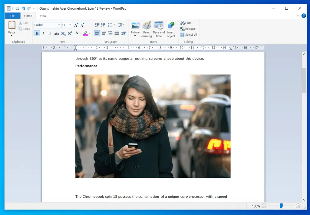 Help With WordPad In Windows 10: How To Insert Objects In WordPad