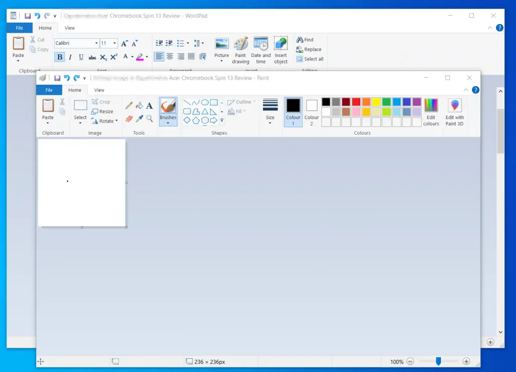 How To Use Paint Drawing In WordPad