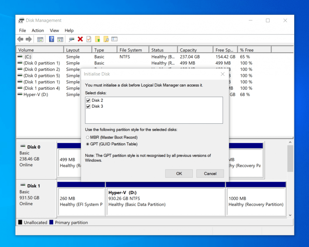 Windows 10 Disk Management: How To Initialize A New Drive In Disk Management