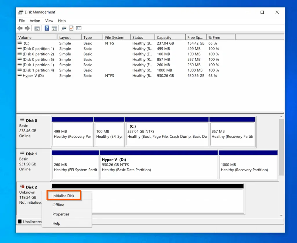 Windows 10 Disk Management: How To Initialize A New Drive In Disk Management