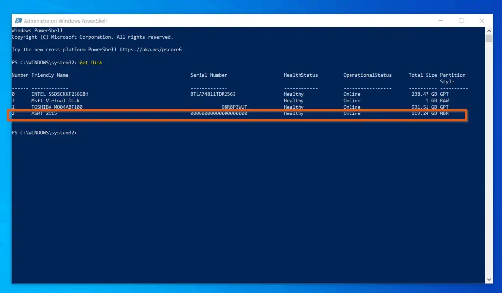 Windows 10 Disk Management: How To Un-Initialize A Drive With PowerShell