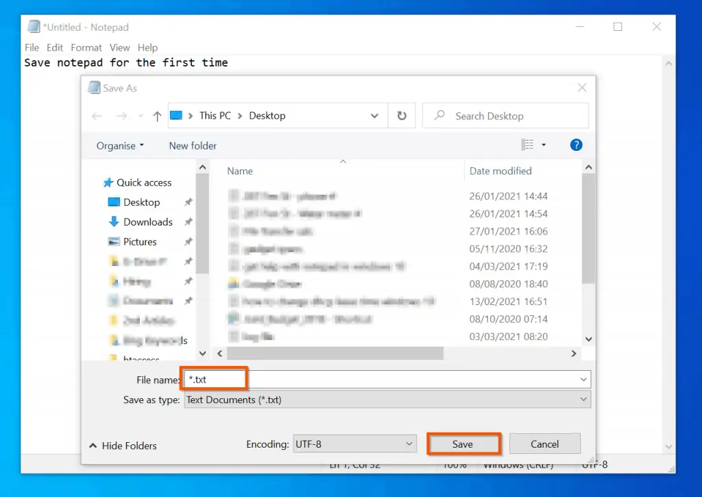 Get Help With Notepad In Windows 10: How To Save, And "Save As" In Notepad