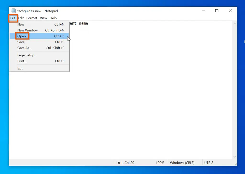 Get Help With Notepad In Windows 10: How To Open Another Notepad File From Notepad