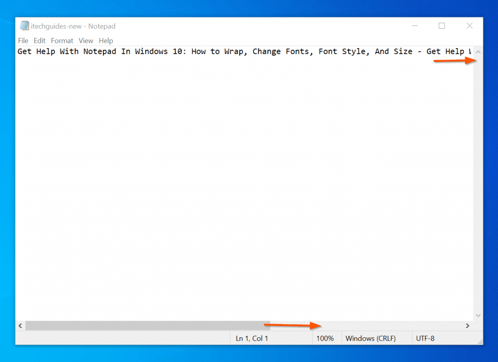 Get Help With Notepad In Windows 10: How to Enable "Word Wrap" In Windows 10 Notepad