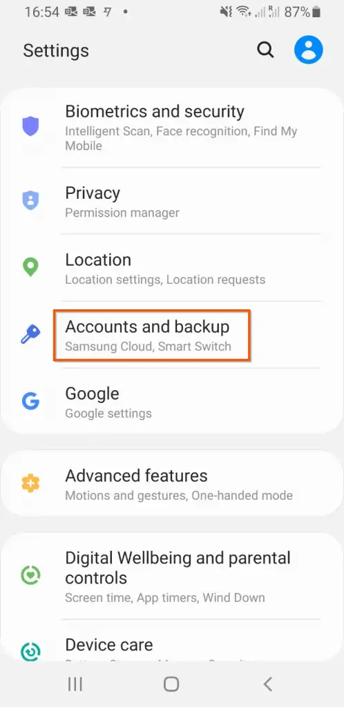 How To Access Samsung Cloud From A Samsung Phone
