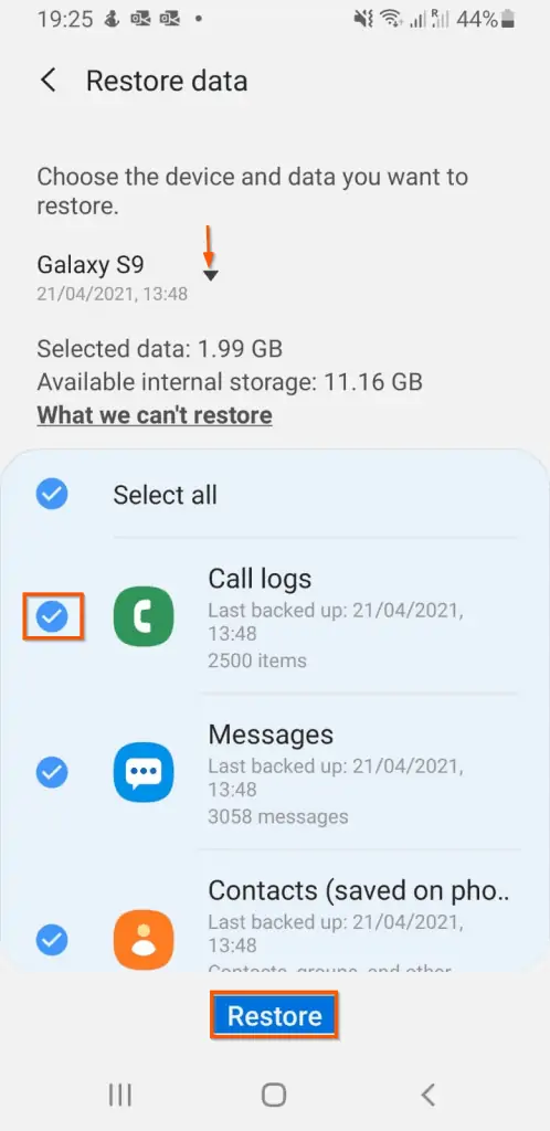 Restore Your Phone's Data With Samsung Cloud