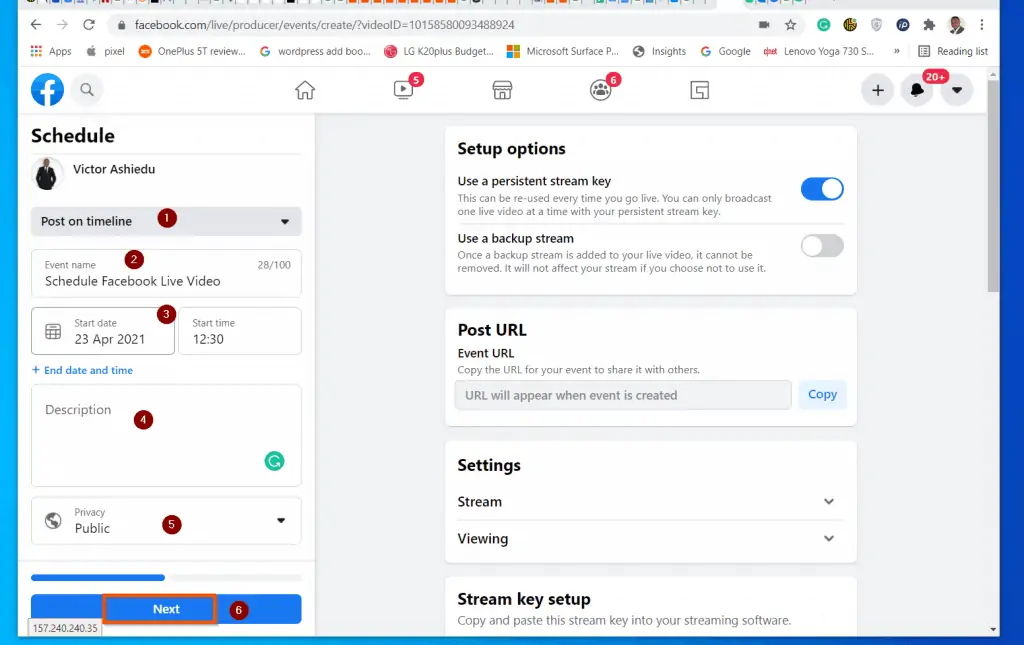How To Schedule A Facebook Live Video Event