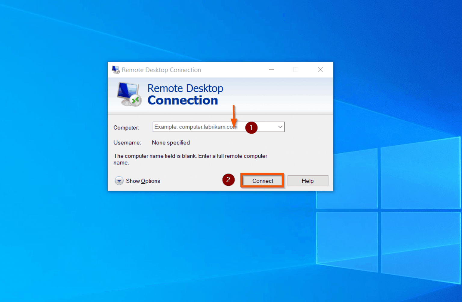 How To Use Remote Desktop To Connect To A Windows 10 Pc